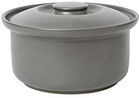 Jamie Oliver Vintage Casserole, Kasserole, Schmorform, Ofenform, Keramik, Granitgrau, Ø 25 cm, 553561