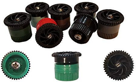 Modtek Replacement Pop UP Sprinkler Heads for RainBird, Hunter, Orbit Pop Up Sprinklers, Sprinkler Color May Vary. (5, 10AN)