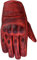BOSMOTO Sportlich Motorrad Lederhandschuhen, Chopper Leder Handschuhe - ROT (L)
