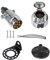 BEIJISTAR Kit de Fiche et Prise Remorque en Métal 7 Broches avec Joint en Caoutchouc et Support de Montage en Métal, 12V Étanche Connecteur Prise Remorque en Métal Mâle et Femelle, pour Caravane RV