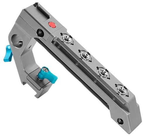 KONDOR BLUE | Trigger Pro Top Handle (Run/Stop) | Comfortable & Ergonomic Grip Design | Built-in NATO Rail, Additional Mounting Options, 15mm Side Rod Support, & Cold Shoe Mount | Space Gray