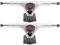 Aluminiumlegierung Longboard Trucks Achsen, 2pcs Professionelle Skateboard Brücke Bracke Räder Set Achse Bridge Skate Halterung Hardware Dichtung Nagel Bracket Skateboarddecks Skateboard Achse