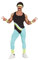 Fiestas GUiRCA 80er Aerobic Trainer Kostüm für Herren