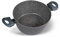 Zanetti - Casseruola Antiaderente 24 cm DURAPIETRA, adatta a tutti i piani cottura incluso induzione, Due Manici, Rivestimento Alto Spessore, Diametro 24 cm