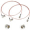 Superbat HD-SDI 3G SDI-Kabel BNC-Stecker zu rechtwinkligen BNC-Stecker 75 Ohm RG179 Jumper-Kabel 1m für Überwachungskamera-System CCTV/DVR-Kabel 2pcs