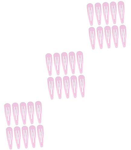 minkissy 150pièces Épingles à Cheveux Simples Pour Garçon Fille Clips à Cheveux Colorés Forme De Eau Rose Accessoires Pratiques Pour Filles Et Garçons