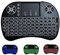 Mini tastiera i8 2.4G mouse tastiera wireless con touchpad, tastiera portatile retroilluminata tricolore per Android TV Box (versione inglese)