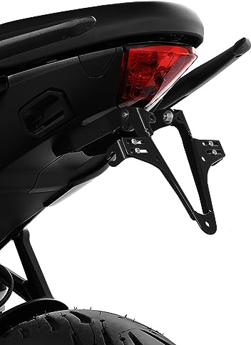 ZIEGER Basic Kennzeichenhalter Kennzeichenhträger Heckumbau kompatibel mit: Triumph Tiger Sport 660 | Tiger Sport 800