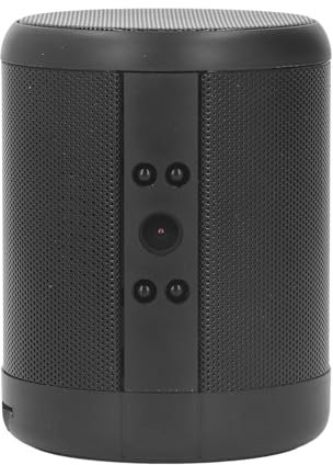 VBESTLIFE Hidden WiFi Camera Stereo Speaker, 140° Wide View HD Night Vision WiFi Camera, Support Bluetooth Stereo Speaker, App Control, 4500mAh Battery, for Home, Office