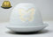 CBK-MS Dome Light Teelicht Schmetterling Windlicht Porzellan Teelichthalter ca. Ø 12 cm Höhe 8,5 cm