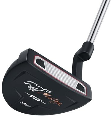 PGF Golf Mustang Mallet M27 Golf Putter [ Black] [Right Handed] [Length:35] Crafted with Precision