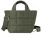 TIAASTAP mini Puffer Tote Bag mit Reißverschluss kleine Gesteppte Umhängetasche Leicht kleine Handtasche Puffy mit Abnehmbarer Gurt Crossbody Bag