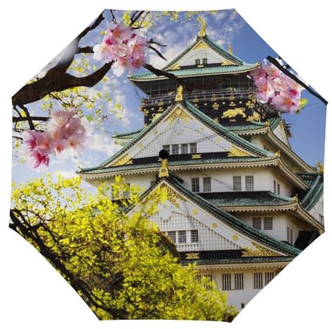 YBQLNP Windproof Umbrella Pavilion Automatic Umbrella Compact Folding Umbrella For Men Women Teenage