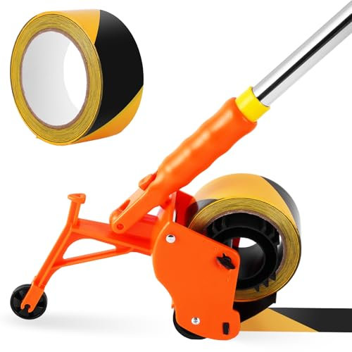 BAOSHISHAN Floor Tape Applicator,Manual Masking Tape Applicator,Tape Marking Machine,Paint Tape Applicator Tool Used for Floor Marking/Decoration Protection and Accurate Application