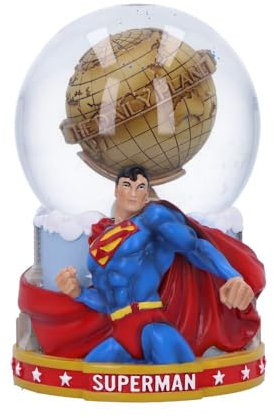 Nemesis Now DC The Daily Planet Superman-Schneekugel, Superman-Sammelstück, Superhelden-Geschenk und Erinnerungsstücke