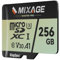 MIXAGE 256GB MicroSDXC Card UHS-I U3/V30/A1/C10-100MB/s Read 65MB/s Write, 4K UHD Video Recording - 3D NAND Flash SD Memory Card for Smartphones, Gaming Consoles, Dash/Security & Sports Cameras