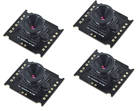 MVOSJFIE 4X USB Camera Module OV9726 CMOS 1MP 50 Degree Lens USB IP Camera Module for Window Android and Linux System