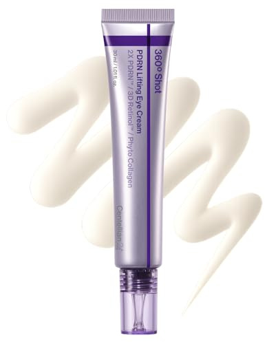 Centellian24 360 Shot PDRN ögonkräm för tätande effekt 30 ml – Ögonkräm med retinol mot rynkor och slapp hud, för rynkor och rynkad hud runt ögonen, fuktgivande och återfuktande vård för mörka cirklar