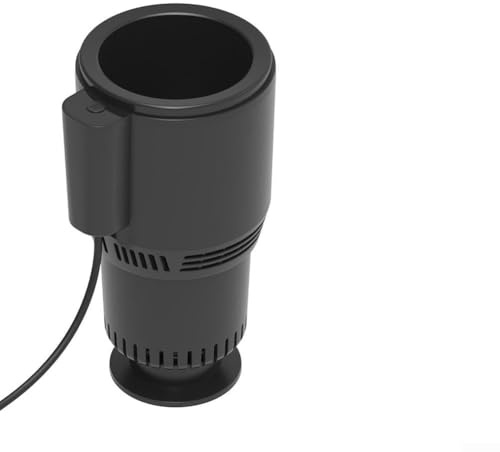 2-in-1 Car Cup Holder With Thermoelectric Temperature Control Maintains Hot or Cold Drinks for Vehicles or Office Compact ABS Design Fits Most Cup