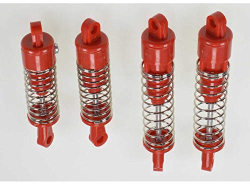 Tamiya 309415375 - Stoßdämpfer Beutel vorne/hinten, 58205, Modellbauzubehör, Rot