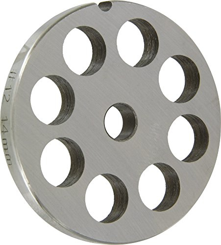 REBER PIASTRA TRAFILA PIASTRA TC. 12 D. 14 ACCIAIO TEMPERATO NON INOX per tritacarne elettrico n.12 diametro fori:14 millimetri