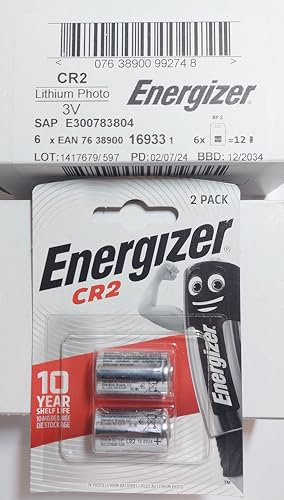 Lot de 6 piles au lithium Edge Energizer CR2 (3 V) Cleva® Alute ® Edition (Lot de 3)