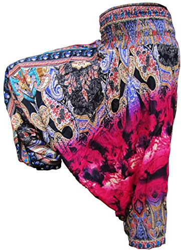 PANASIAM Aladin Batik Pants, L Batik in red