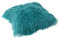 Reissner Lammfelle Tibet Lammfell Kissenbezug langflorig 40x40cm JAY102 Farbe Turquoise/türkis