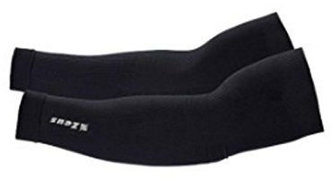 MANICOTTI SPORTIVI ZEUS MANICA BRACCIO PROTEZIONE SPORTIVA PER BASKET VOLLEY TENNIS CICLISMO CALCIO (NERO, L/XL)
