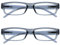 The Reading Glasses Company Die Lesebrille Unternehmen Grau Leicht Komfortables Leser Wert 2er-Pack Herren Frauen RR32-7 +1,00
