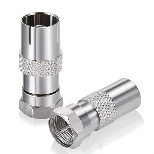 CABLEPELADO Connettore adattatore TV Tipo F Maschio a IEC Femmina | DVB-T TV