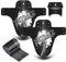 NICEDACK MTB Schutzbleche,Fahrrad Mudguard 2 Stücke MTB Mud Guard Mountainbike Hinten und Vorne Schlamm schaber Spritzschutz (A-Schutzbleche, A-Weiß)