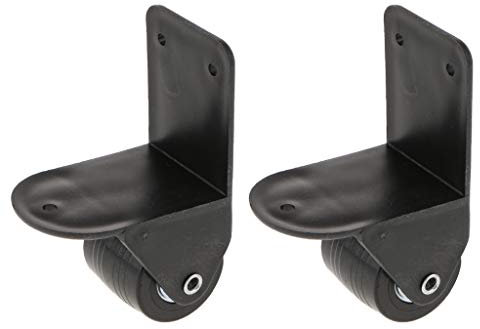 perfk 1 Paar Ersatz Gepäck Räder, 2 Stück Koffer Räder Rollen Koffer Gepäckräder Ersatzrollen Stumme Gummi Rollen Räder Ersatz Wheels für Trolley-Koffergepäck Gepäck-Koffer
