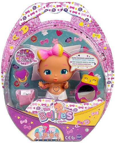 The Bellies - Kuki Niedlich, Puppe für Kinder ab 2 Jahre, Multicolor (Famosa 700015143)