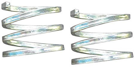 William Sturt Serviettenringe, spiralförmig, handgefertigt, aus feinem Zinn, 2 Stück