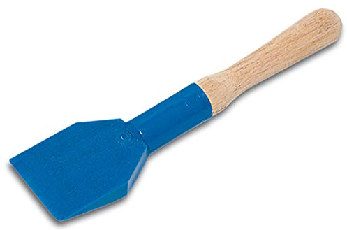Bohle - Pala per vetri, punta del tallone, in UPVC, con manico in legno