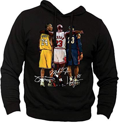 Felpa Campioni di Basket Kobe Pallacanestro (Nero, L)