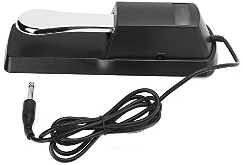 Elektronisches Orgel-Pedal, Spielzubehör, verschleißfest, Klavierfußpedale, feine Verarbeitung, rutschfest, für Instrumentenübungen für professionelle Leistung (schwarz)