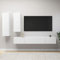 Susany Set Mobile TV 4 pz, Set di Mobili Porta TV, Mobile TV a Parete, Parete Attrezzata da Soggiorno Mobile TV Porta Parete da Soggiorno, Bianco in Truciolato