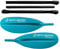 SPINERA Kajak Paddel Performance Fiberglas – Touring Allrounder Paddle, 240cm, 5-teilig & verstellbar – schwimmfähig, leicht & kompakt – mit PP+40% FG Blatt für Kajak, Sup & Freizeit