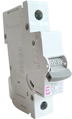 as – Schwabe Leitungsschutzschalter - LS-Schalter 1-polig C16A - Auslösecharakteristik C - 6kA Bemessungsschaltvermögen - 1TE - zuverlässiger Schutz für elektrische Anlagen, 62508