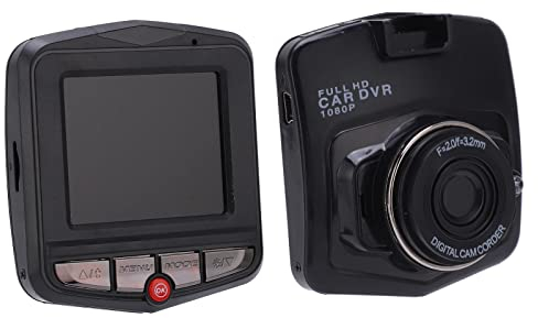 Goshyda Dash Cam 1080P Full HD, Auto-Armaturenbrett-Kamera-Recorder, Loop- Nachtsicht 170 ° Weitwinkel-DVR, Dual-Kameras für Vorder- und Rückansicht mit Parkmonitor