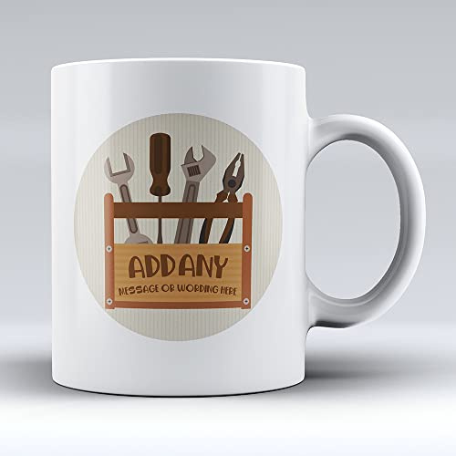 Tool Box DIY - Personalised 10oz Ceramic Mug