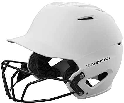 EvoShield XVT™ 2.0 matt slaghjälm med ansiktsmask – team vit, medium/large