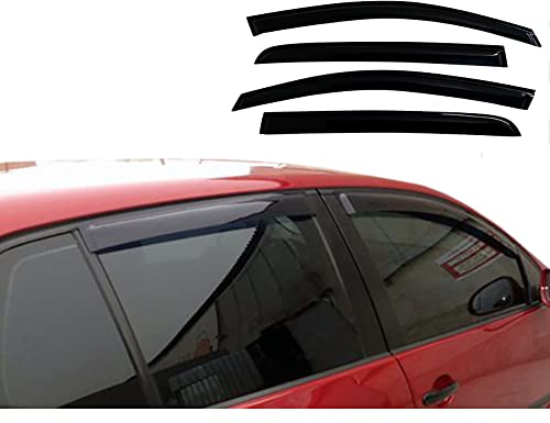 Dciustfhe 4-teilig Auto Windabweiser, für VW Golf 4 Mk4 1997 1998 1999 2000 2001 2002 2003 Autofenster vorne und hinten Schatten Windabweiser Regenabweiser zubehör