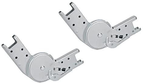 JISADER 2x Aluminum Ladder Hinge, Direct Replacement, Ladder Ladder Hinge, Folding Telescopic Ladder Joint for,
