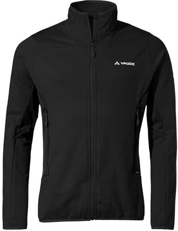 VAUDE Herren Jacke Funktionsjacke Fleecejacke Monviso Fleece FZ Jacket II, Farbe:Schwarz, Artikel:-010 Black, Größe:XL