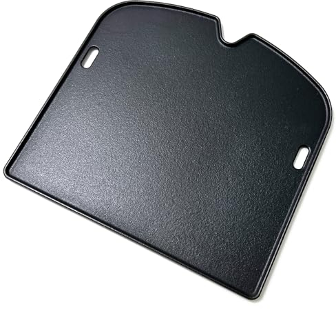 Direct Store DC135 6557 - Plancha de hierro fundido para parrilla de gas portátil Weber Traveler, parrilla de cocina negra reversible de doble cara para Weber Traveler 9010001 pieza de repuesto para