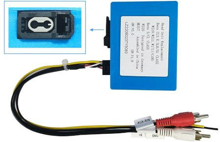 Carziyer Autoradio Décodeur Fibre Optique Box, Décodeur De Fibre Optique Pour Radio Stéréo De Voiture Adapté À Mercedes-Benz CLS E CLASSE W211 W219 R CLASSE SE SL ML BMW PORSCHE AUDI (B)