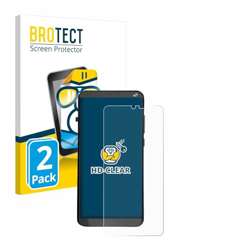 brotect Pellicola Protettiva per Brondi Amico XL | 2 Pezzi Chiara Protezione Schermo Made in Germany Trasparente Anti-Impronte